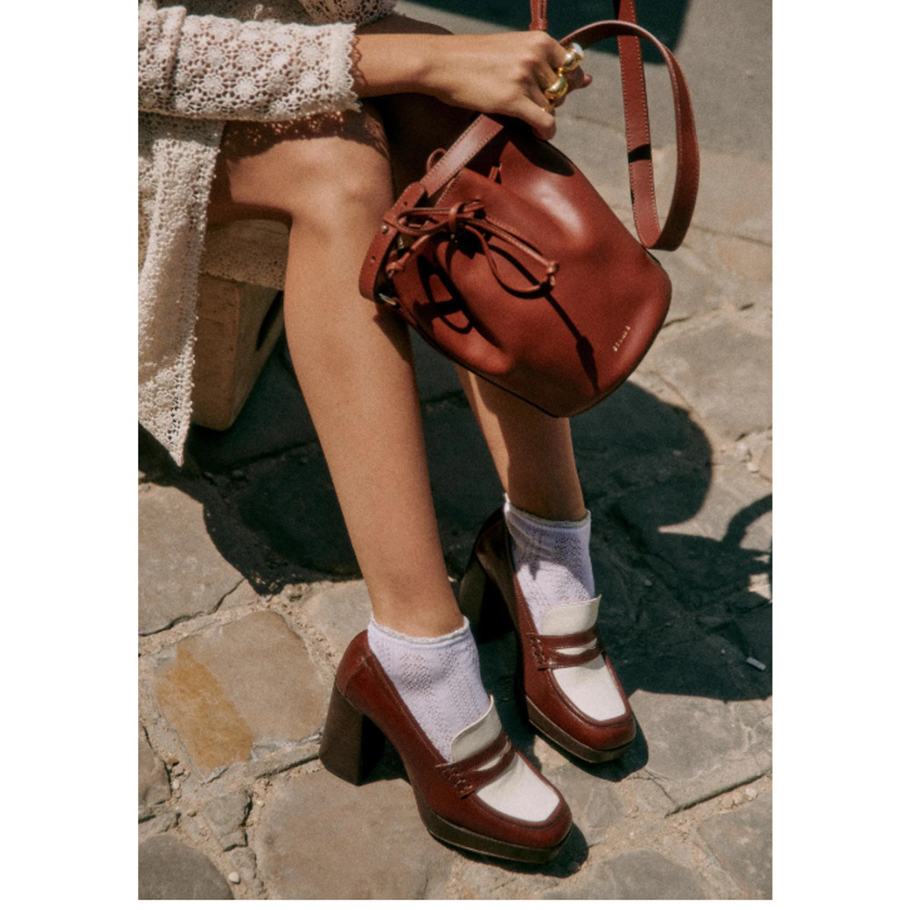Sezane Jessie Heeled Loafers US 6 36. (sh1000